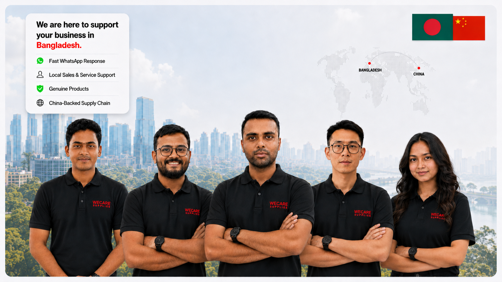 Bangladesh local team support visual